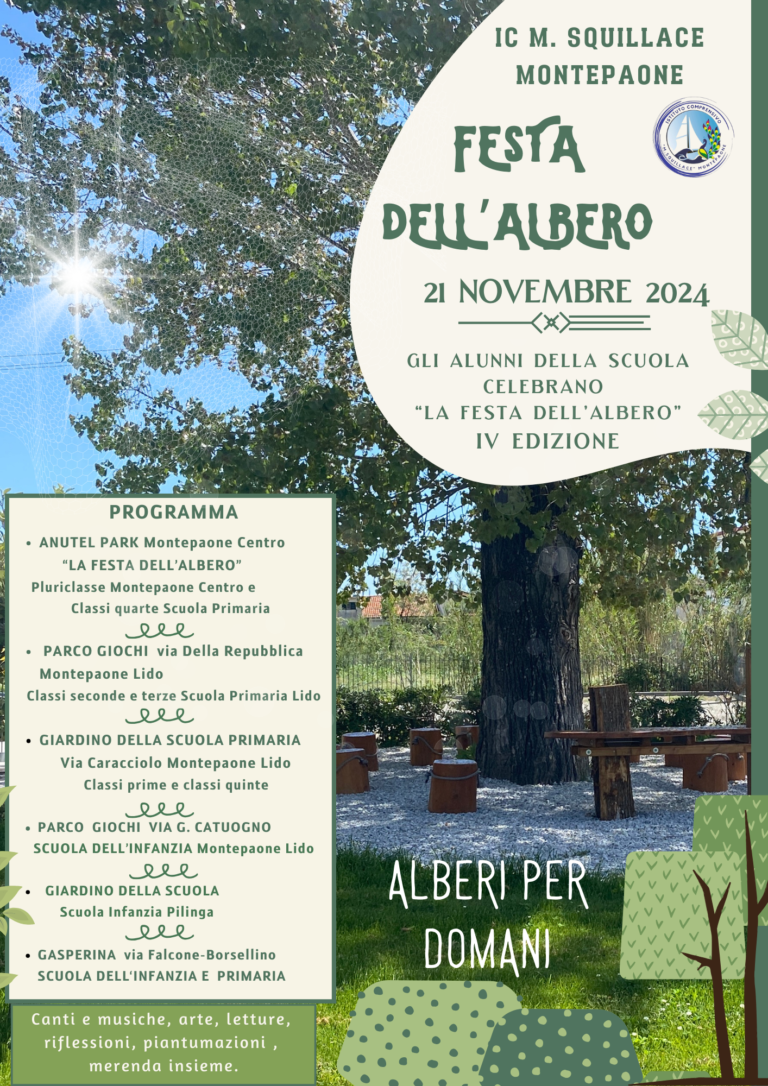 21 NOVEMBRE-“FESTA DELL’ALBERO”.